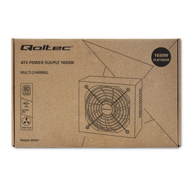 Qoltec ATX tápegység 1650W 80 Plus Platinum