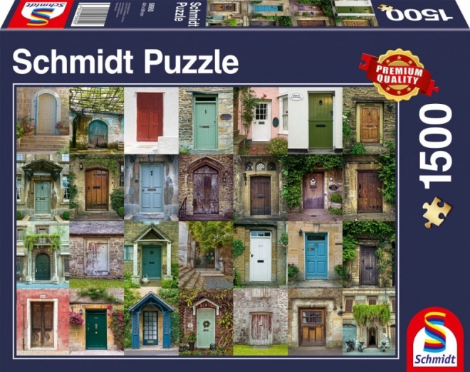 Schmidt puzzle ajtó kollázs 1500 darabos