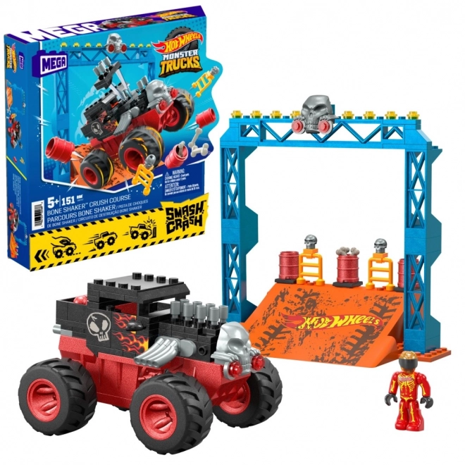 hot wheels monster trucks csontrázó kaszkadőr mutatvány