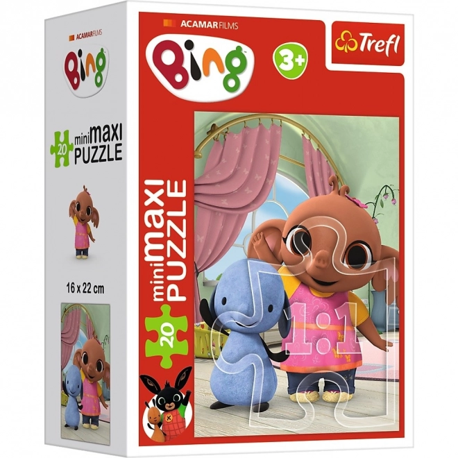 Bing nyuszi és barátai miniMaxi puzzle 20 darabos készlet