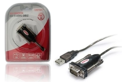 Usb-ról RS-232 adapter Unitek Y-105A csatlakozóval