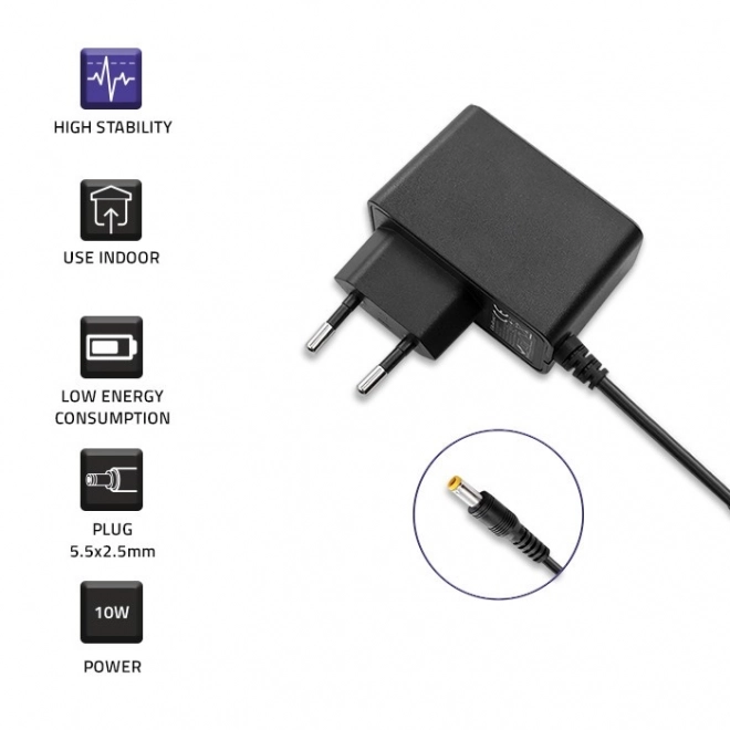 Qoltec zasiló adapter 10W 5V 2A