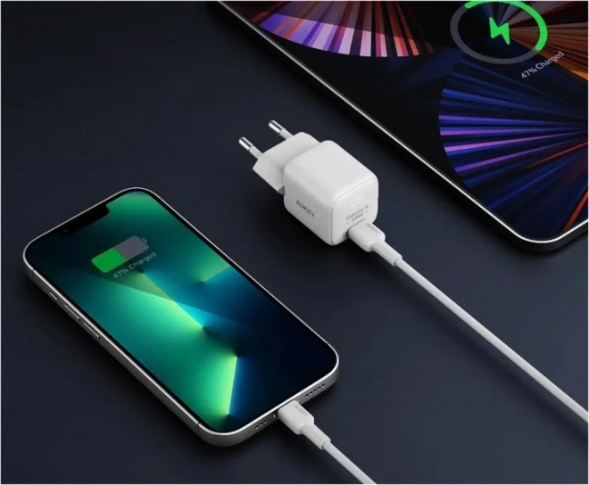 Omnia II Mini gyors USB-C hálózati töltő PowerDelivery 30W