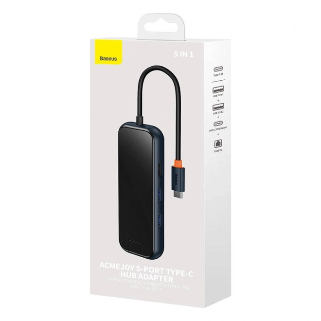 Baseus AcmeJoy 5 az 1-ben USB-C Hub