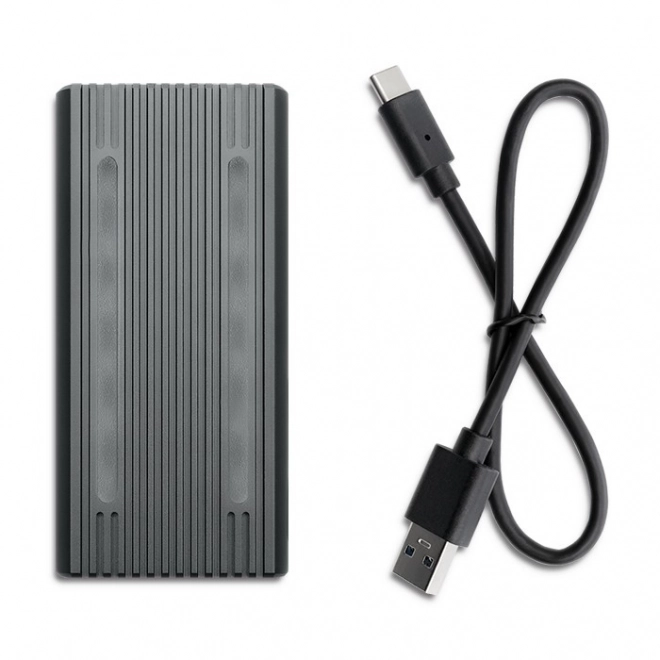 Külső ház M.2 SSD-hez RGB LED-el