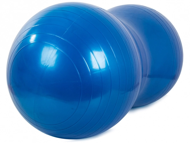 Fitnesz gumilabda dupla 40 cm pumpával – Kék