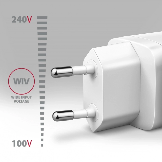 Fehér PD 30W USB-C hálózati töltő