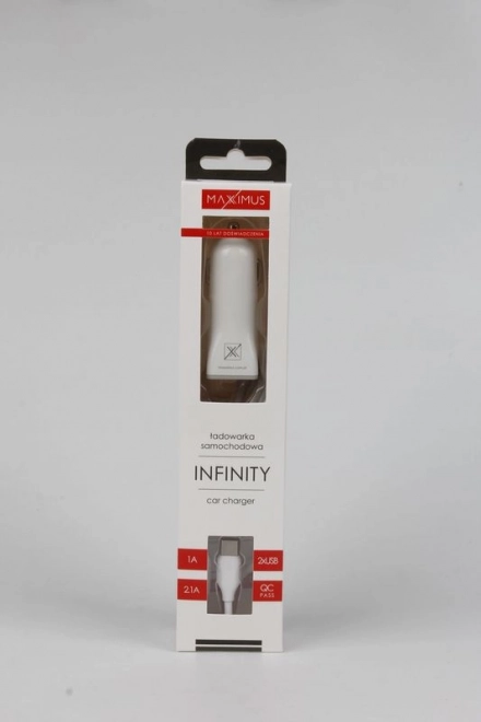 Maxximus Infinity autós töltő dupla USB és USB-C