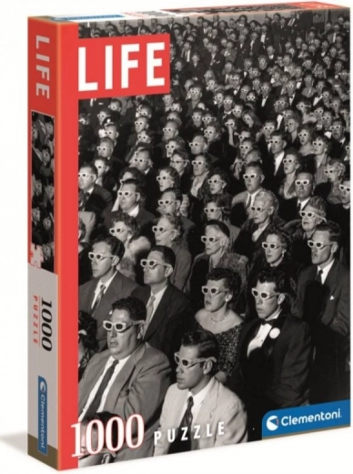 Ikonikus LIFE motívum fekete-fehér kivitelben