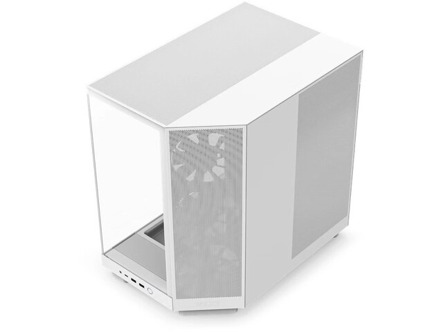 Fehér NZXT H6 Flow ablakos ház