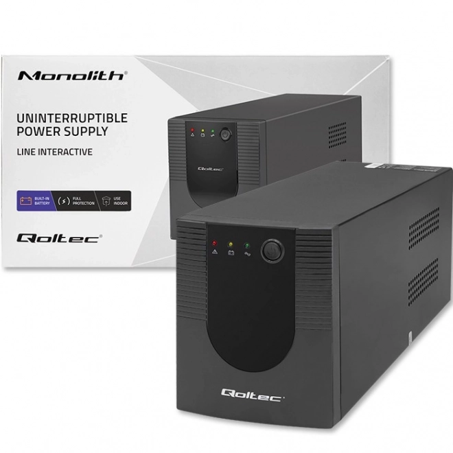 Qoltec szünetmentes tápegység UPS 1200VA 720W