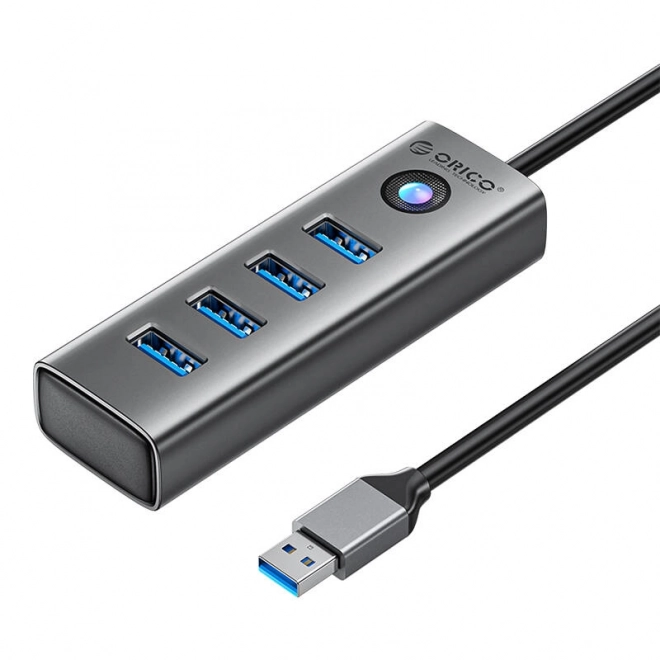 Orico USB 4 portos USB 3.0 hub adapter (szürke)