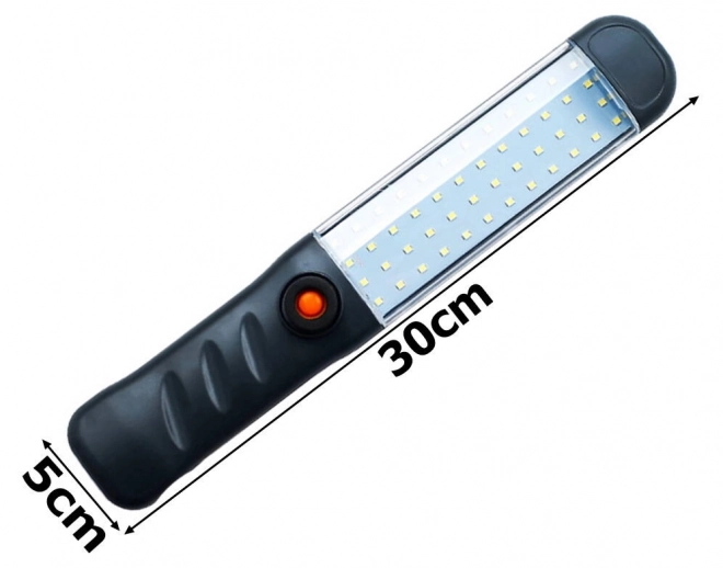 Nagy teljesítményű műhelylámpa 48 LED COB USB mágneses akkus