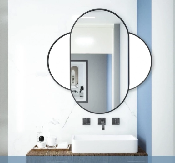 Tartós fekete alumínium keret