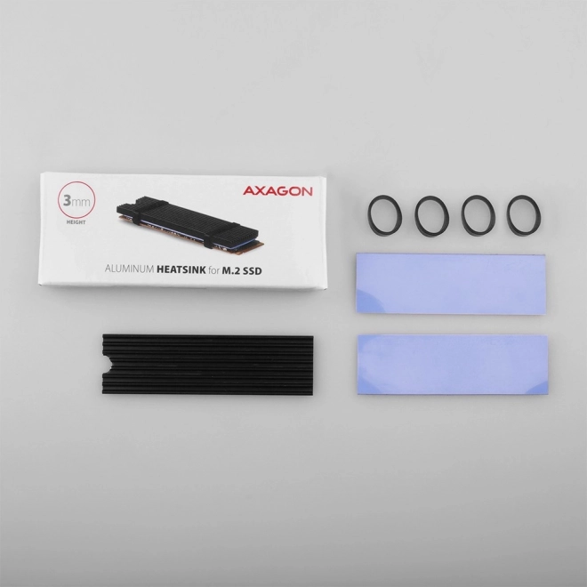 Alumínium hűtőborda M.2 SSD-hez