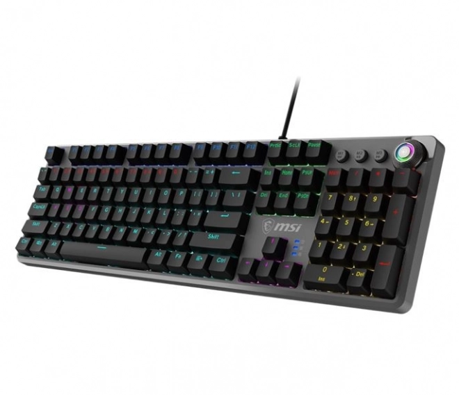 Forge piros mechanikus gamer billentyűzet