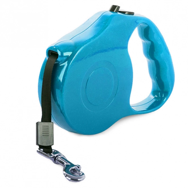 Automata kutyapóráz blokkoló funkcióval 5m 15kg-ig kék