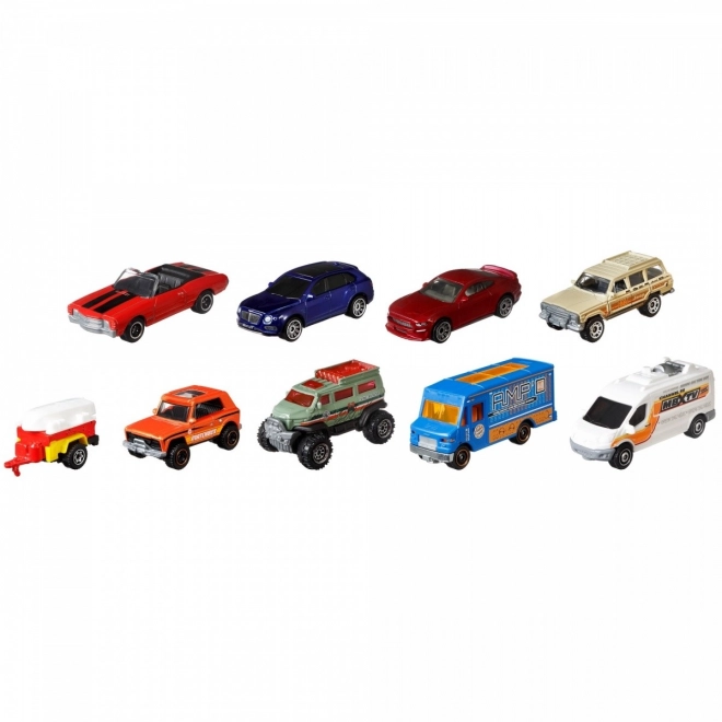 Matchbox játékautó szett - 9 darabos gyűjtemény