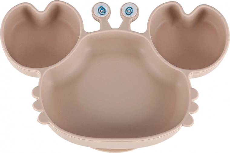 Rák alakú, rekeszes tányér