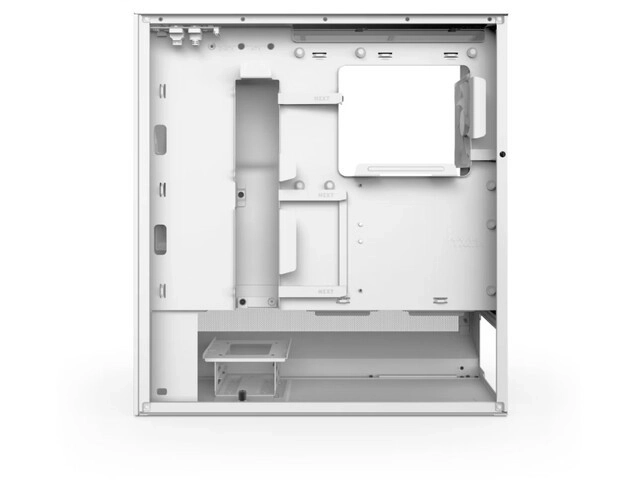 NZXT H5 Flow RGB fehér PC ház Midi Tower ablakkal