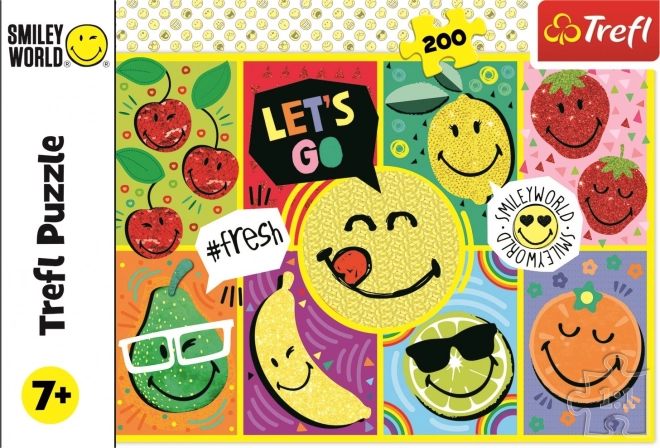 Vidám Smiley Puzzle 200 darabos - Trefl