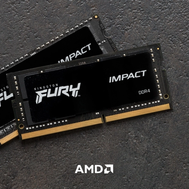 Kingston fury impact ddr4 sodimm memória 8gb 3200mhz