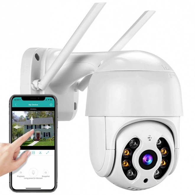 Kültéri okos WiFi kamera Full HD optikai zoommal