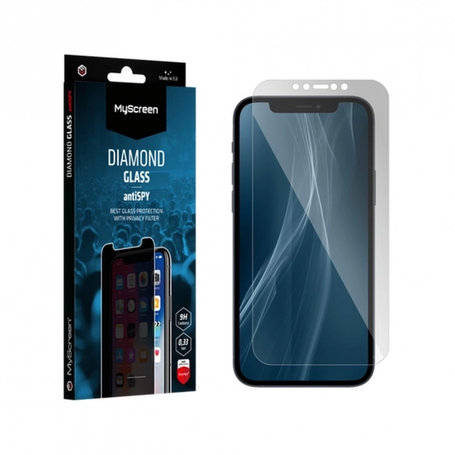 Diamond Glass Anti Spy üveg iPhone 15-re