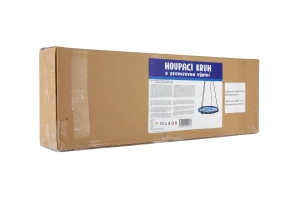 Zöld kerek hinta 80 cm – Kék