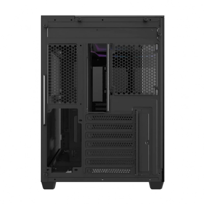 Szemléltető Darkflash számítógépház 4 ventilátorral fekete