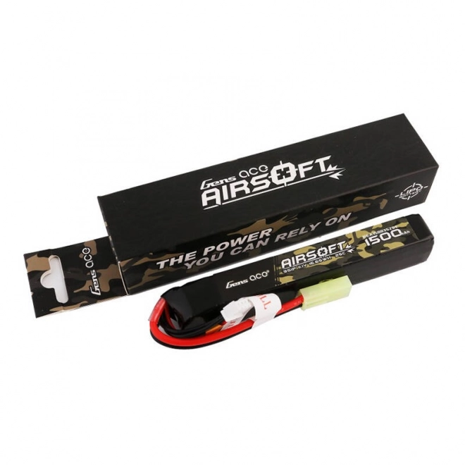Gens Ace 25c 1500mah 3s1p 11,1v airsoft lipo akkumulátor mini Tamiya csatlakozóval