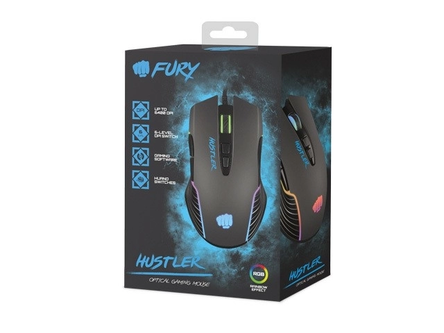 Fury gamer egér RGB megvilágítással