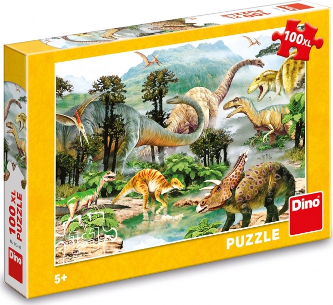 Dino Puzzle – Dinoszauruszok Világa 100 Darab