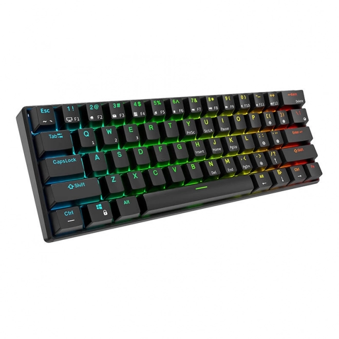 Royal Kludge RK61 RGB mechanikus billentyűzet piros kapcsolókkal