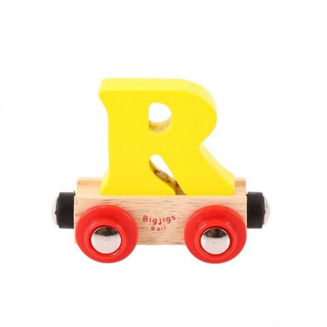 bigjigs rail vagón betűkkel - R