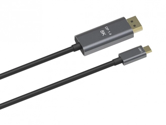 DisplayPort 1.4 és USB-C kábel 8K videó 1,8m