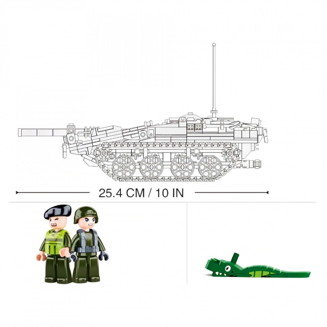 Sluban tank modell készlet