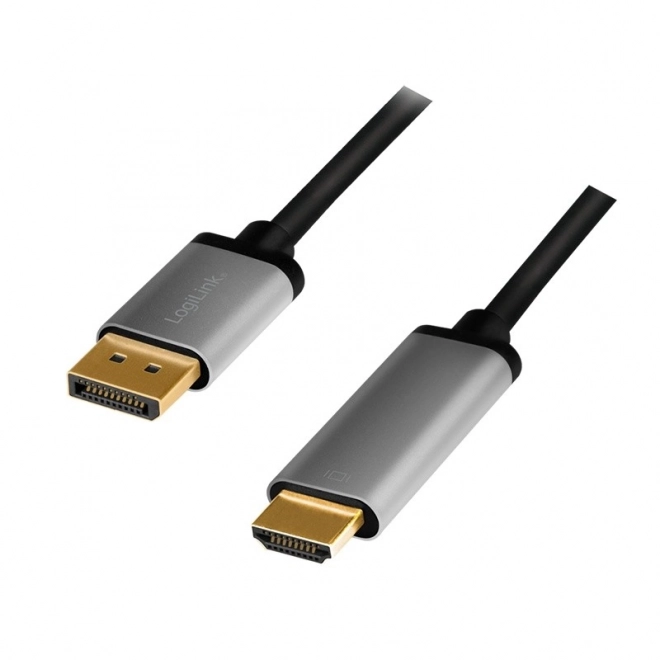 4K HDMI DisplayPort Alumínium Kábel - 2m