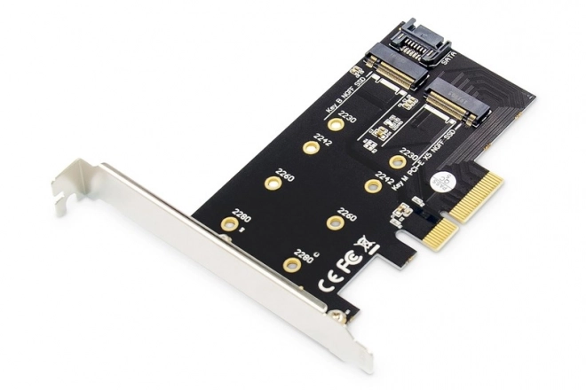 M.2 NGFF/NVMe SSD bővítőkártya PCIe 3.0 x4