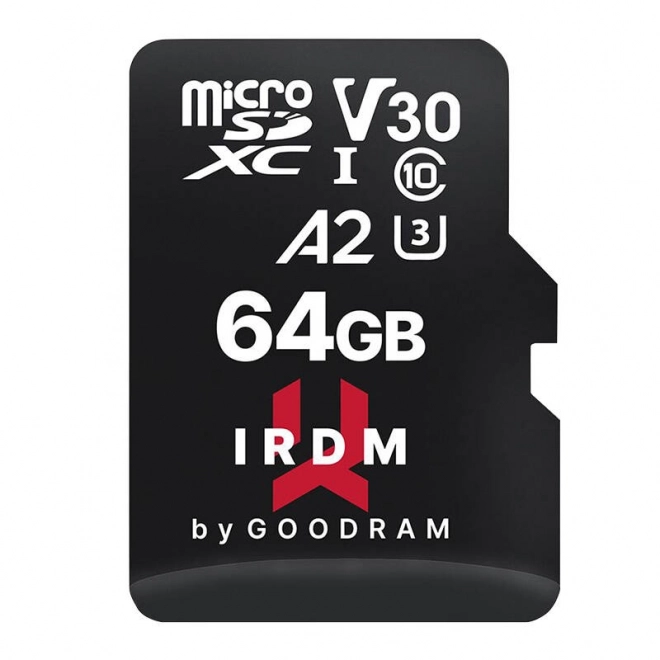 Goodram IRDM MicroSDXC 64 GB memóriakártya