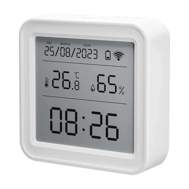 Zigbee Gosund ST17 intelligens hőmérséklet- és páratartalom-érzékelő LCD kijelzővel