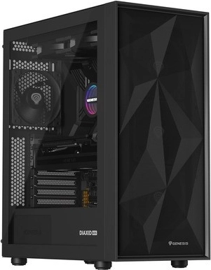Genesis Diaxid 605F midi torony USB‑C-vel, fekete