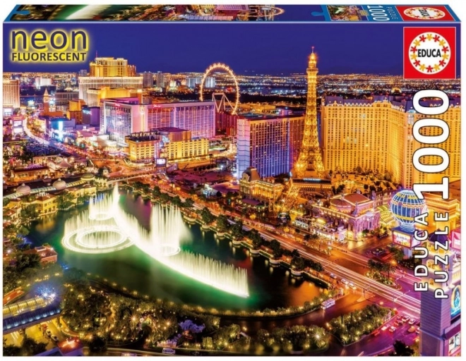 Világító puzzle Las Vegas 1000 darabos