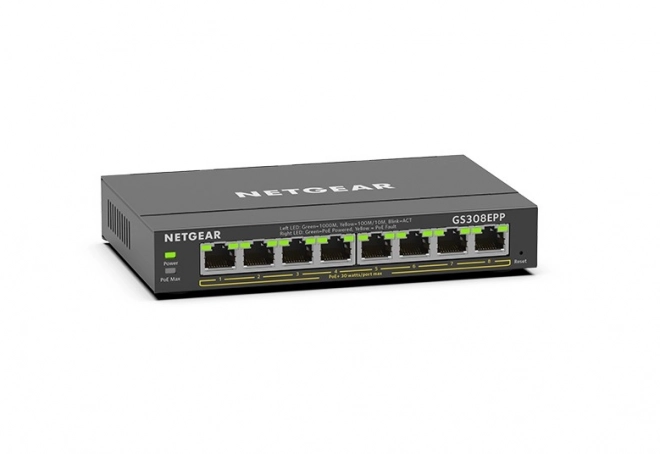 Netgear gigabites PoE+ 8 portos kapcsoló