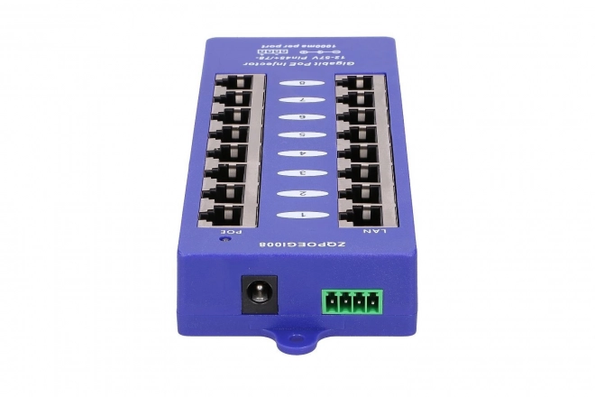 Extralink 8-port PoE injektor Gigabit Ethernethez