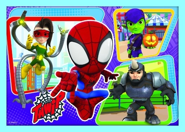 Spidey és csodálatos barátai 4 az 1-ben puzzle készlet