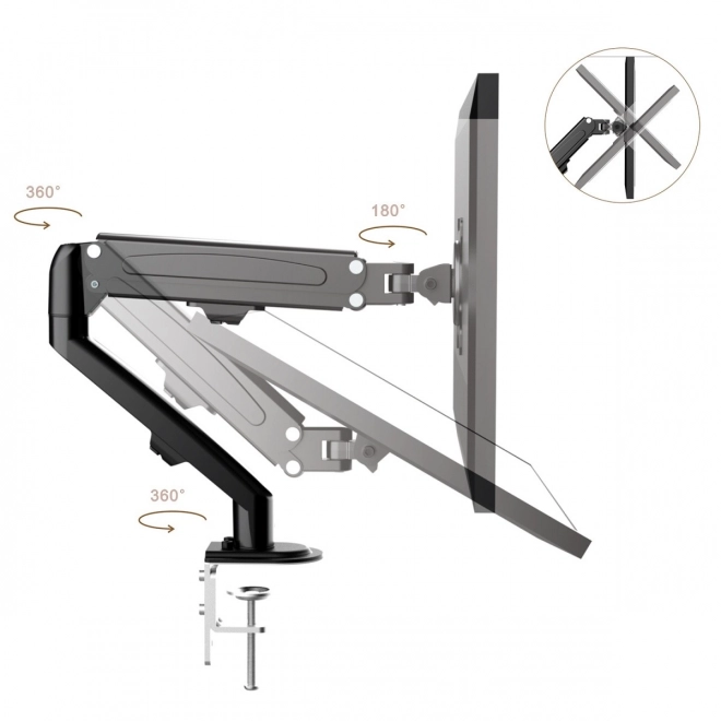 Univerzális monitor tartó 13–27 colos