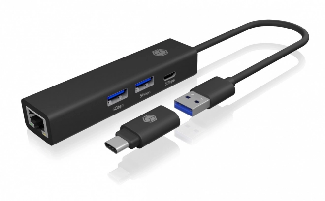 4 az 1-ben USB-C és LAN csatlakozó HUB