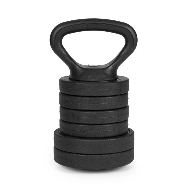 Állítható súlyzó 2x20 kg rúddal és kettlebell-lel