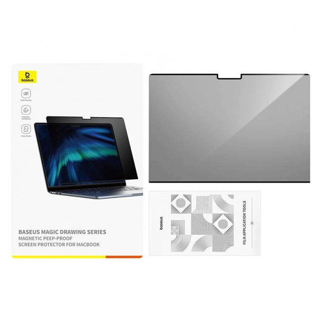 képernyővédő Baseus Magic Drawing MacBook Pro 16"-hoz + tisztítókészlet